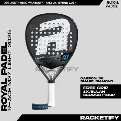 ROYAL PADEL R-ACE M27 LIGHT Padel Racket 2026 / Racket Padel Royal Padel R-ace M27 Light 2026