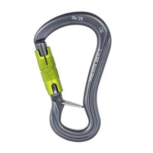 Light weight Aluminum Alloys Multipurpose Safety Hook for Mountaineering Rappelling and Industrial Use