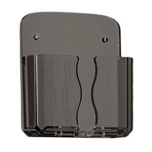 Wall Mounted Phone Holders Clear Design for Bedroom and Office Organizing Use with Easy Installation and Charging Access