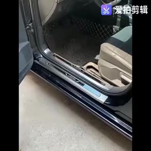 Aion v stainless steel Welcome Pedal Sill Scuff Plate Guards Protector Cover Backup Case Door Guard Protects accessories