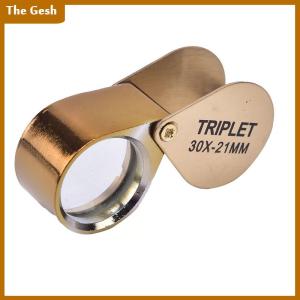 [The Gesh] 30x 30x21mm Magnifier Jewelers Eye Tool Jewellery Folding Loupe Glass