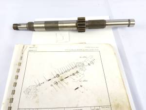 3/1 เพลา1 (ชุดเพลา) SHAFT1 (62735-141102) อะไหล่รถไถนาเดินตาม ยี่ห้อ KUBOTA