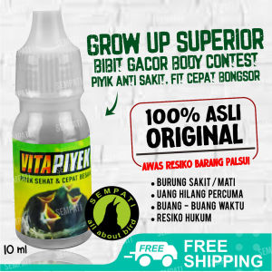 SEMPATI Vita Piyek Super Kicau Vitamin Burung Mempercepat Pertumbuhan Bulu Anakan Piyik VTNVPSK