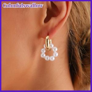 Colorfulswallow 1 Cặp Thời Trang Tinh Tế Trái Tim Mặt Dây Chuyền Bông Tai Chất Lượng Cao Bông Tai Cho Phụ Nữ Cô Gái Ngọt Ngào Đa Năng Bông Tai Quà Tặng