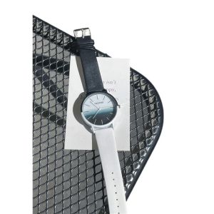 Cao vẻ đẹp màu đen và trắng đồng hồ đôi nam sinh và nữ sinh bên Hàn Quốc đơn giản đồng hồ hợp thời trang cho nam nữ