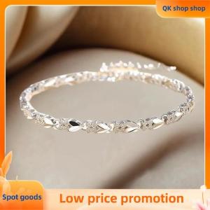 ✨QK shop✨ 925 Sterling Silver Fashion Multiple Styles Bracelet Chain For Women Fashion Wedding Party Beautiful Jewelry Gift