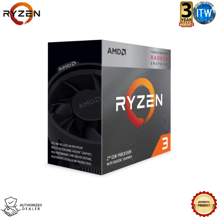 AD Ryzen 3 3200G 4-Core Unlocked Desktop Processor with Radeon... AD Ryzen 3 3200G 4-Core Unlocked Desktop Processor with Radeon...