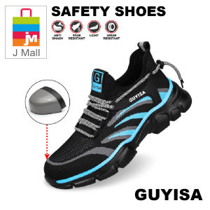 J MALL HIGH QUALITY Safety Shoes Medium-Low cut Anti-Smashing Protective Steel Toe Cap - 799 (BLACK) / C1108 (BLACK BLUE) / 0287 (BLACK) / 3033 (BLACK) / F155BK (BLACK) / F055BK (BLACK) / F055 (BEIGE)