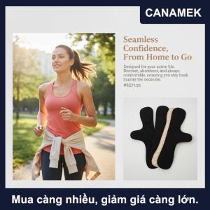 【CANAMEK】 Dưới Áo Ngực Mồ Hôi Miếng Đệm 5Pcs Thiết Lập Da An Toàn Siêu Thấm Kín Đáo Lót Cho Phụ Nữ Đồ Lót Tập Thể Dục Phòng Tập Thể Dục