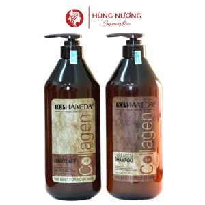 Dầu gội HANEDA COLAGEN phục hồi tóc siêu mềm mượt lưu hương lâu Cặp gội xả siêu phục hồi