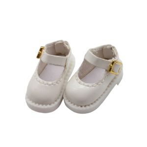 ZOATAAL 1Pair Mũi tròn Xăng đan búp bê ob11 Mini Da PU Giày PU Búp Bê 12 BJD Đồ chơi quần áo mini 2.71.3cm Giày công chúa ob11 Búp bê BJD 1/12