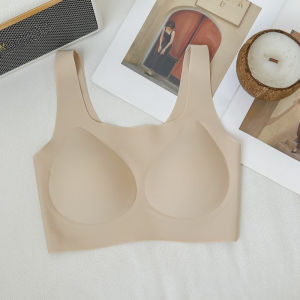 Womens Seamless Push Up Bra Invisible T Shirt Bra Nude Color Lift Gather Comfort Fit Lingerie