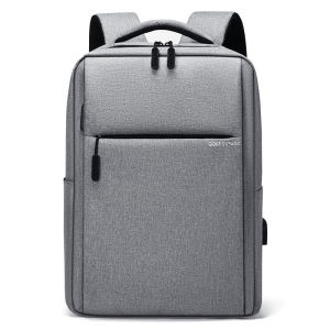 GOLF QUALITY Men Backpack usb School 15.6 Inch Business Laptop Backpacks Large Capacity Oxford Waterproof Black Back Pack Travel Bags with usb Charger