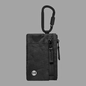 Minimalist Handbag RFID Anti-Theft Card Holder X-Pac Waterproof Durable Nylon Mens Outdoor Travel Sports Wallet with Mountaineering Buckle