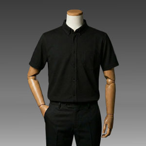 JB Kemeja Pique Pendek PSY Black
