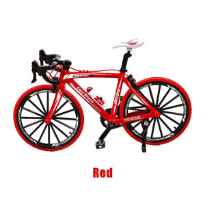 Alloy Road Racing Bike Model Realistic Metal Bicycle Replica for Kids Collectible Toy Vehicle & Ornament Gift Mountain Bicycle Diecast Metal Simulation Mountain Bike decoration Collection Toy For Boys