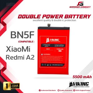 VIKING Baterai BN5F XiaoMi Redmi A2 Double Power Batre Batrai Ori Original Battery