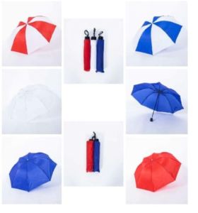 Payung lipat 3 polos warna / GRC 323