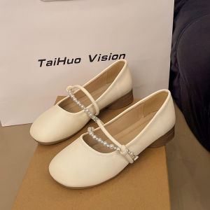 Wanwanfeng Gentle Shoes Flat Single Shoes For Women 2025 New Summer Shoes To Match Skirts Soft Sole Loafers