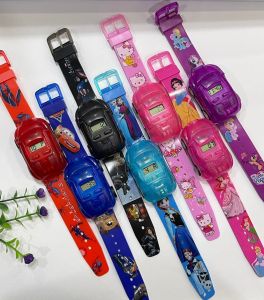 New Car Watch Frozen Pony Princess Kitty Avenger Spiderman Car Projector Music Light Jam Budak Projection Lampu Muzik