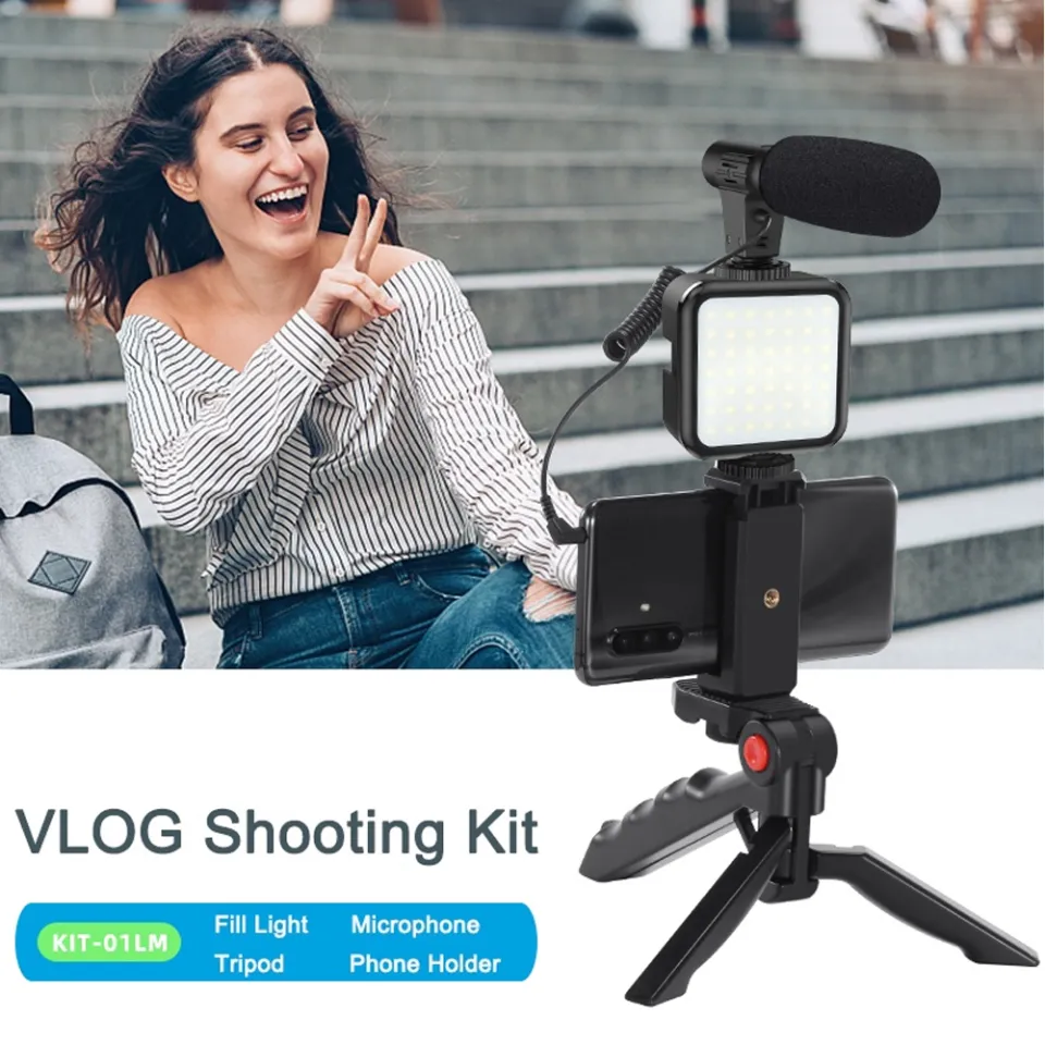 Professional Vlogging Shooting kit photography light Plug and play