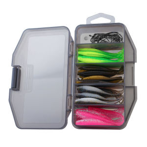61Pcs Soft Lure Umpan Pancing Bentuk Ikan Umpan Tiruan Soft Ikan Bait Simulation Softlure Fishing Soft Lure Mancing Ikan