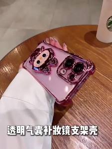 Case for infinix smart 7 TECNO SPARK GO 2023 5G phone casing Softcase Silicone shockproof Cover new design aesthetic clear Cartoon with holder and soft film SJMlbbzj01