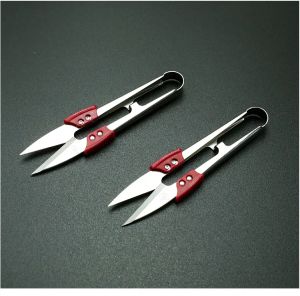 1pc Stainless Steel Yarn Shears Sewing Scissors Cross Stitch Embroidery U Shape Scissor Thread Scissors for Fabric