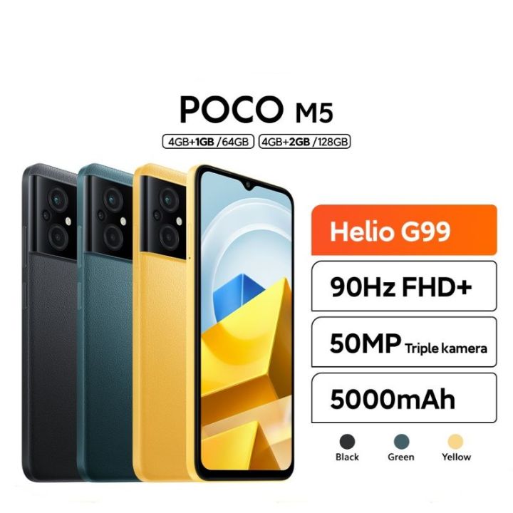 POCO M5 | 4/128 GARANSI RESMI | Lazada Indonesia