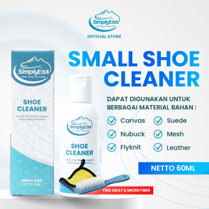 Simplycist - Small Shoe Cleaner - Pembersih Sepatu - Cairan Pembersih Sepatu 60ML - Sabun Sepatu 60ML - Cairan Pembersih Noda Sepatu