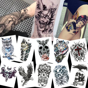 TATTO TEMPORERARY BESAR UKURAN 21x11 KODE XAB-121 SAMPAI XAB-130 TIDAK PERMANEN