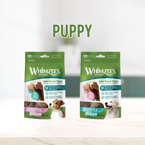 Whimzees Value Bag - Natural Dog Daily Dental Chew Treats | 7 Assorted Shapes & 5 Sizes for all ages