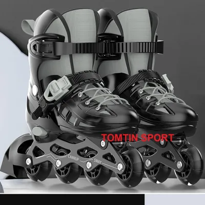Giày trượt patin trẻ em có đèn led tặng kèm bảo hộ chân tay hãng SWAY bánh cao su trượt mượt và êm - TOMTIN SPORT quà tặng sinh nhật