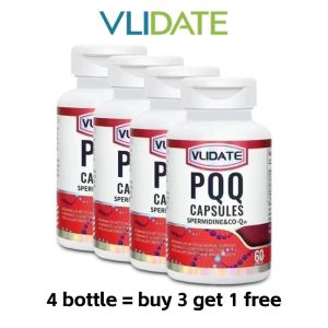 【Buy 3 get 1 free】VLIDATE The United States imported high-purity pqq capsules spermidine mitochondria rejuvenation and skin oxidation and skin relaxation