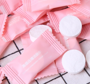 <<CLEARANCE SALES>> Compressed small size cotton face tissue towel (20pcs/pack) READY STOCK