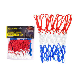 Elite 12-Loops Heavy Duty Basketball Net – Durable All-Weather Nylon – Professional Standard – White