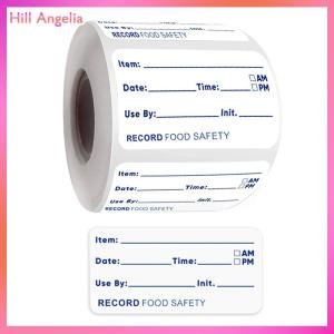 [Hill Angelia] 500pcs/roll Kitchen Sticker Refrigerator Freezer Food Storage Date Content Label