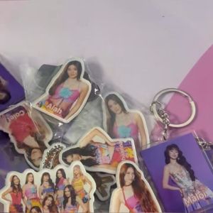BINI Acrylic Keychain 5cm Back-to-Back Print - High Quality Member Keyring for BLOOMs Merch