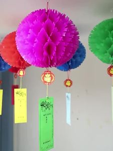 2026 Chinese New Year Traditional Paper Lantern Riddle Hanging Decor Mid-Autumn Balcony Front Door Hanging Light Decor | Lampu Tanglong Raya LED Terang Rumah Hiasan Pintu Lantern LED Light Festive