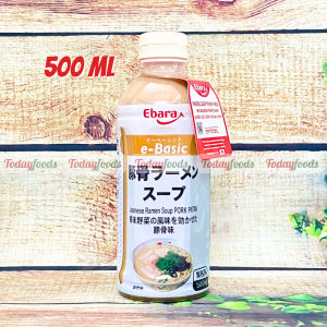 Nước Súp TONKOTSU Ebara vị THỊT HEO dùng nấu mì Ramen 500ML / 1.8 Lít (Hàng Nhật Bản)