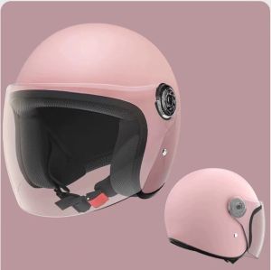 หมวกกันน็อค หมวกกันน๊อก รถจักรยานยนต์ กันลม กันน้ำ ทนต่อการใช้งาน หมวกกันน็อคผู้หญิง หมวกกันน็อคครึ่งใบ