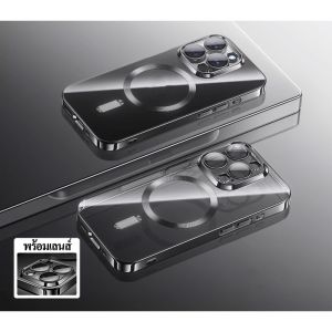 เคส ชาร์จได้ สำหรับ iPhone 7/8/SE2/7Plus/8Plus X XR MAX 15/14/13/12/11 Pro Plus Promax เคสหรู พร้อมเลนส์กล้อง 006