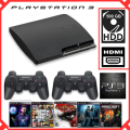 Máy chơi game Ps3 500GB 2 tay cầm không dây (đã cài sẵn game đầy ổ 500gb) PlayStation 3, PES 2025, Fifa 24, God of War 3, GTA 5 - chính hãng Sony Nhật. 