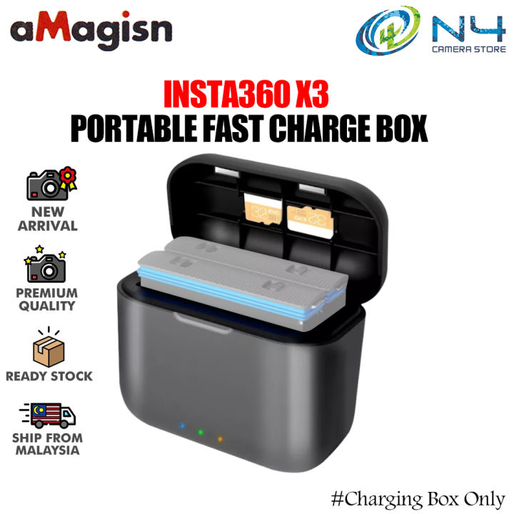 INSTA360 X3 BATTERY CHARGER / aMagisn Insta360 X3 Battery Intelligent