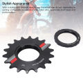Yechiry Fixed Gear Single Speed Bike Freewheel Aluminum Alloy Lightweight Freewheel Replacement Stable Smooth Ride Ideal for City Commuting (14T). 