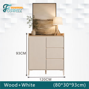 FOSWELL Drawer Cabinet Wooden Storage Cabinet Household Storage Cabinet Minimalist Kitchen Cabinet