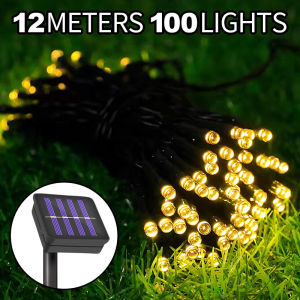 Waterproof Solar Light String Icicle Christmas Lights LED String Light Solar Fairy Light Waterproof Garden Lights Outdoor Indoor light post Decoration