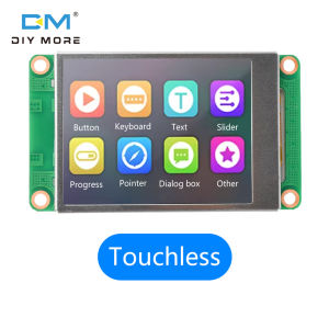 Diymore 2.4-inch Serial Port Screen Resolution 320 * 240 Lcd Screen Display With Iron Frame Tf Card Holder Xh2.54-4P Plug