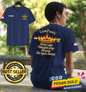 kaos anak rantau Lampung/siger lampung BONUS STICKER LAMPUNG
