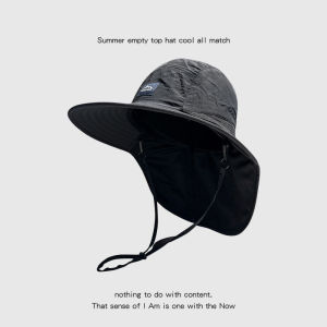 หมวกกันแดด หมวกปีนเขา ผู้ชายและผู้หญิงคอป้องกันหมวกป้องกันรังสียูวียาวแหลมเพื่อป้องกันคอได้ดีกว่า